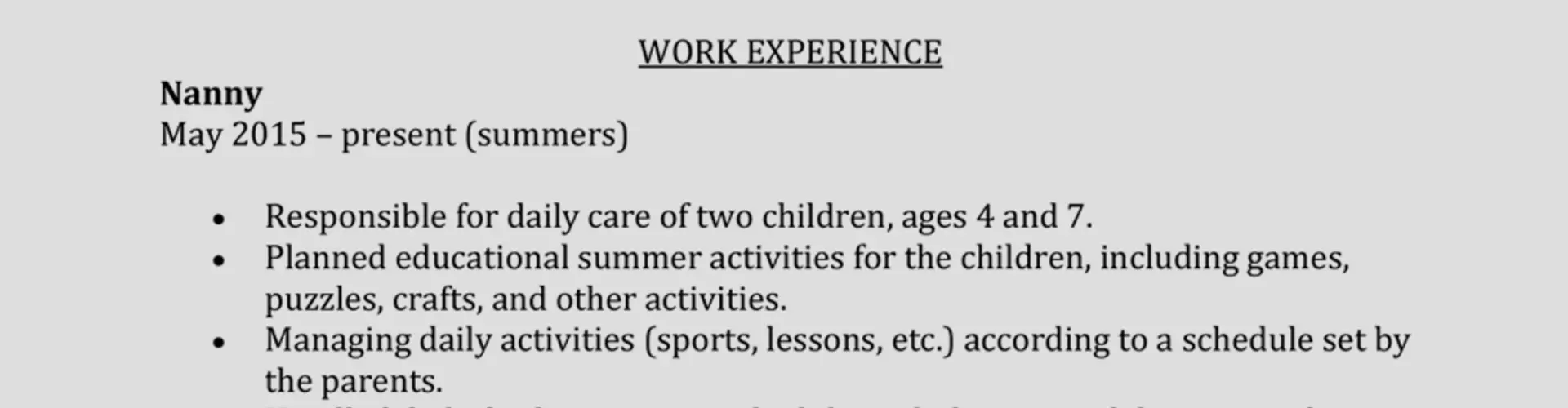 How to Write a Perfect Caregiver Resume (Examples Included) How to Write a Perfect Caregiver Resume (Examples Included)